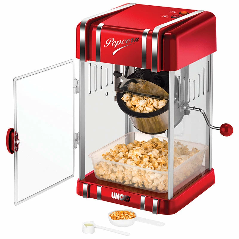 Unold 48535 popkorna gatavotājs Sarkans, Sudrabs 300 W