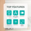 Gorenje WPNA14A3TS veļas mašīna Priekšējā ielāde 10 kg 1400 RPM Balta