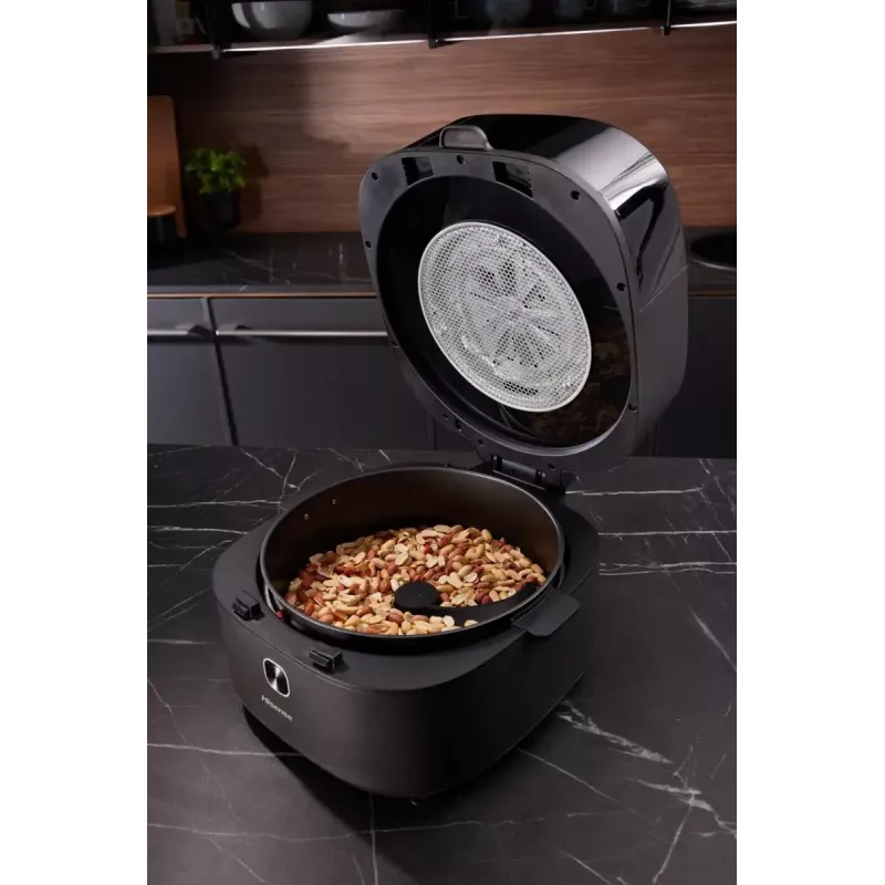 Hisense HAF1350DR Single 6.7 L Brīvi stāvoša 1350 W Karstā gaisa fritieris Melns