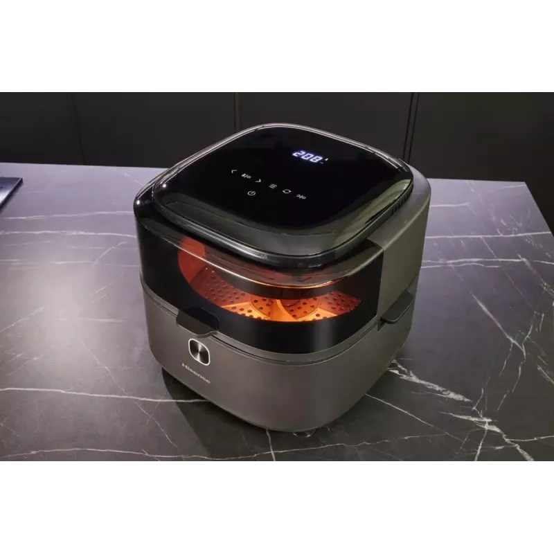 Hisense HAF1350DR Single 6.7 L Brīvi stāvoša 1350 W Karstā gaisa fritieris Melns