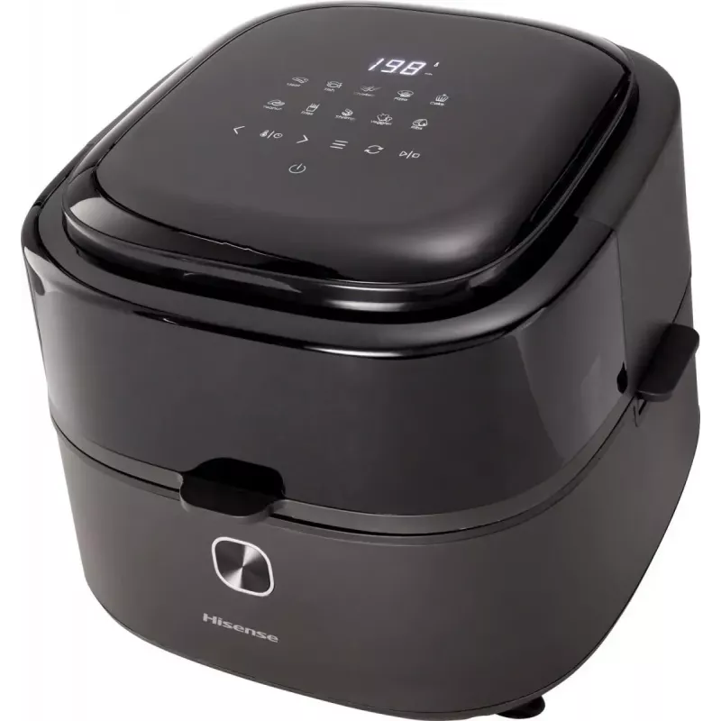 Hisense HAF1350DR Single 6.7 L Brīvi stāvoša 1350 W Karstā gaisa fritieris Melns