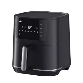 Karstā gaisa fritieris Braun Household MultiFry 5 HF5030 — 1700 W, 6.0 L grozs, melns/sudrabains