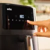 Karstā gaisa fritieris Braun Household MultiFry 5 HF5030 — 1700 W, 6.0 L grozs, melns/sudrabains