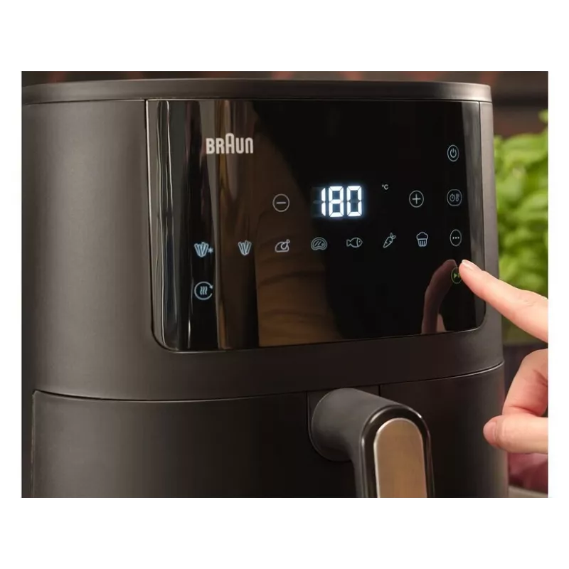 Braun MultiFry 3 Single 4,3 L Brīvi stāvošs 1500 W Karstā gaisa fritieris Melns