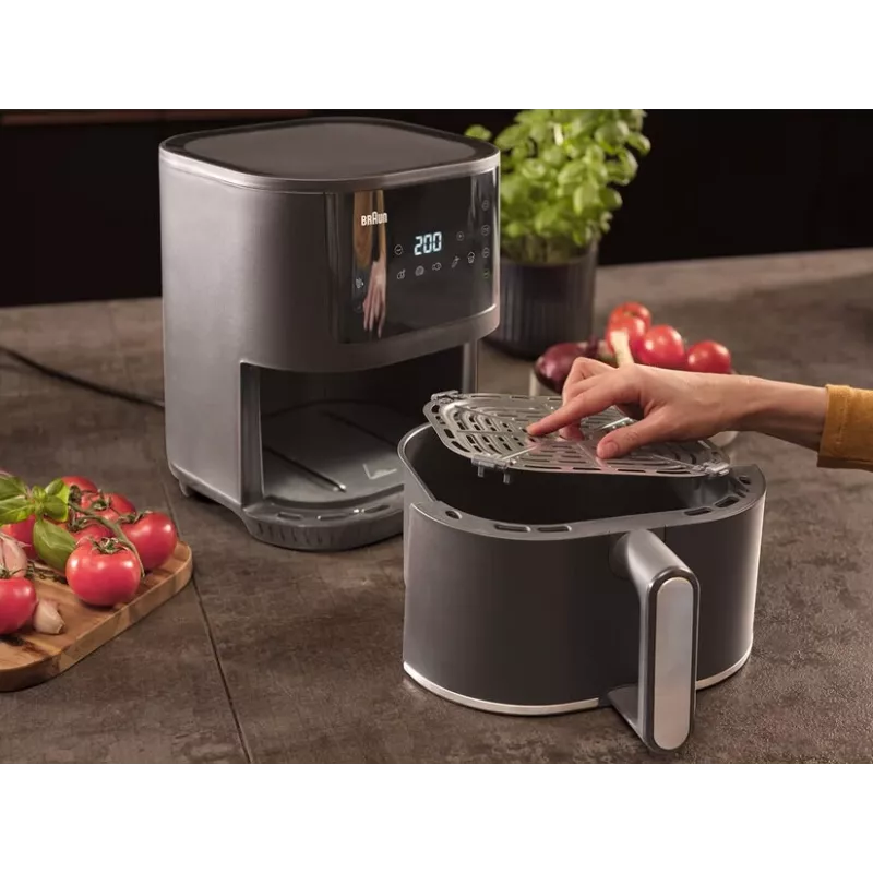 Braun MultiFry 3 Single 4,3 L Brīvi stāvošs 1500 W Karstā gaisa fritieris Melns