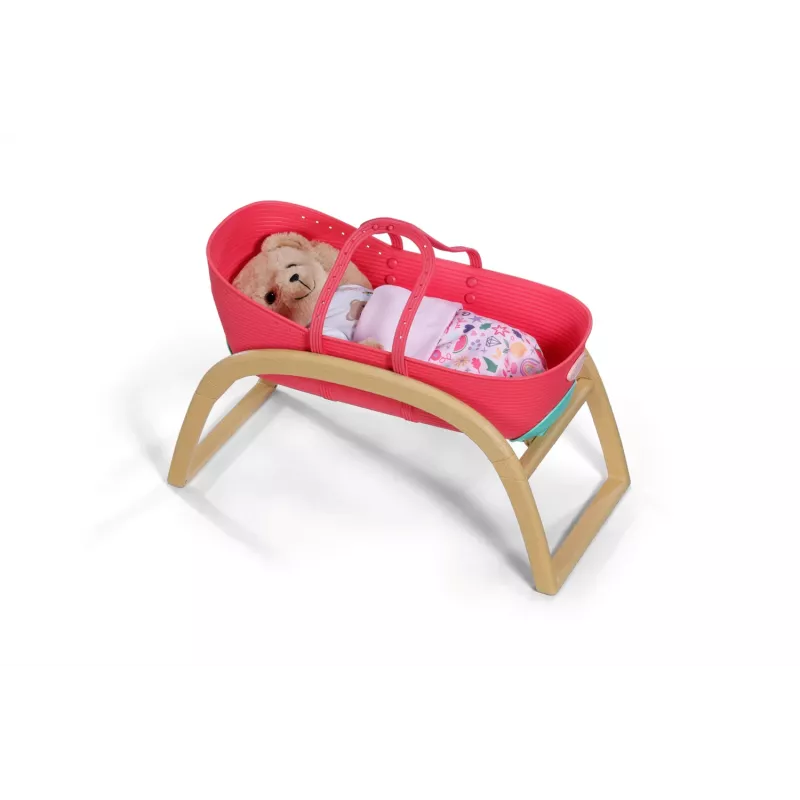 Cradle for dolls zapf creation BABY born 3-in-1 Pinplay — lelle furniture, convertible cradle/bed/carrier