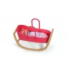Cradle for dolls zapf creation BABY born 3-in-1 Pinplay — lelle furniture, convertible cradle/bed/carrier