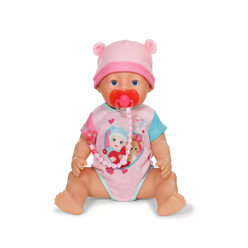 BABY born Knupītis ar klipsi, 2 dažādās krāsās Leļļu knupītis un knupīša turētājs