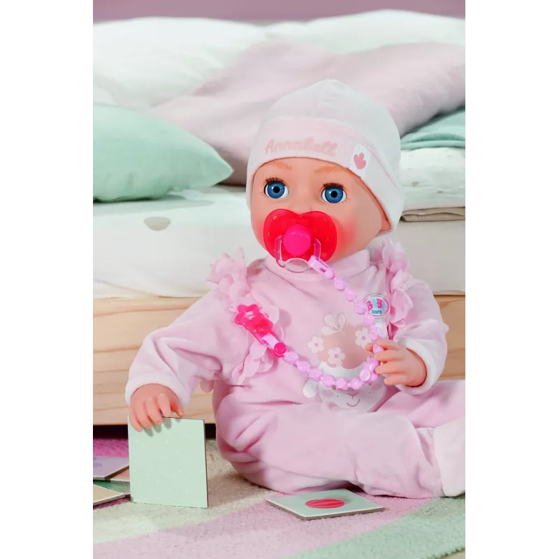 BABY born Knupītis ar klipsi, 2 dažādās krāsās Leļļu knupītis un knupīša turētājs