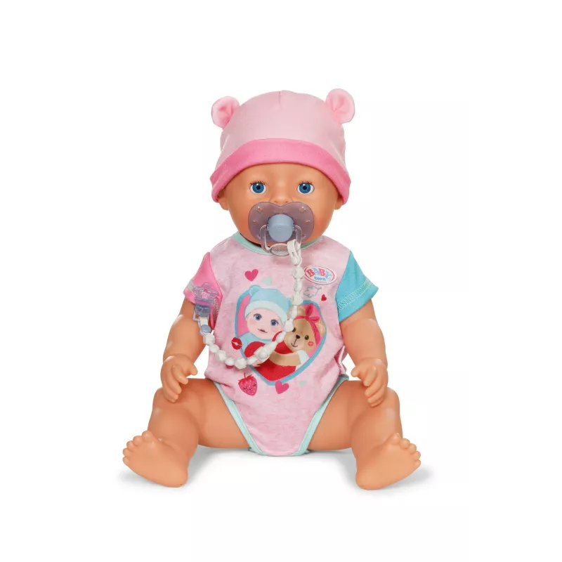 BABY born Knupītis ar klipsi, 2 dažādās krāsās Leļļu knupītis un knupīša turētājs