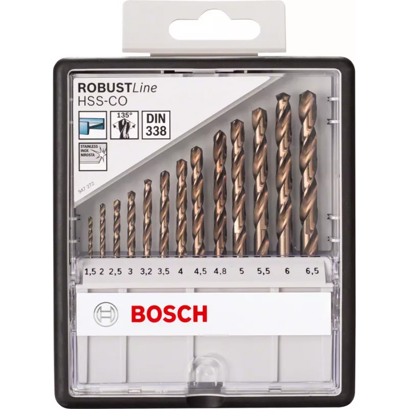 Urbju komplekts Bosch HSS Twist Drill Bits Cobalt 2607019926