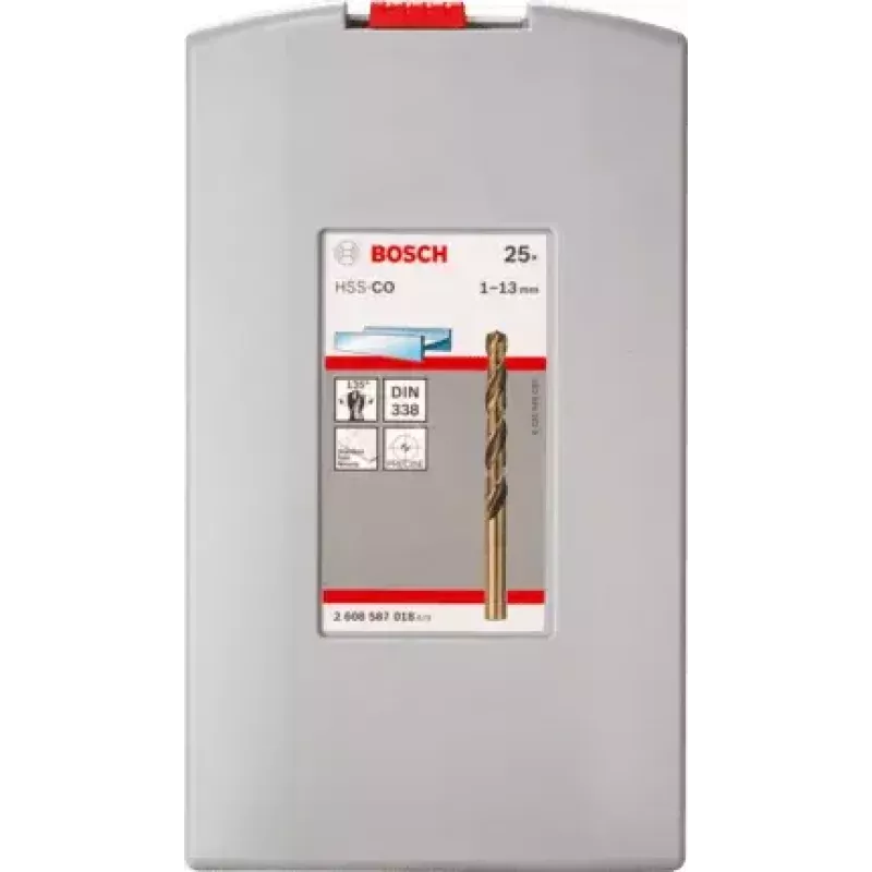 Urbju komplekts Bosch HSS Twist Drill Bits Cobalt Sets