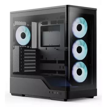 Datora korpuss AeroCool Geh Midi P500A Melns