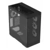 Datora korpuss AeroCool Geh Midi P500A Melns