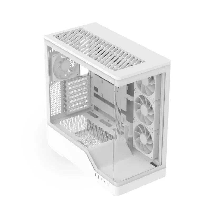 PC case AEROCOOL Geh Midi P500A balta — mid-tower ATX chassis, balta finish