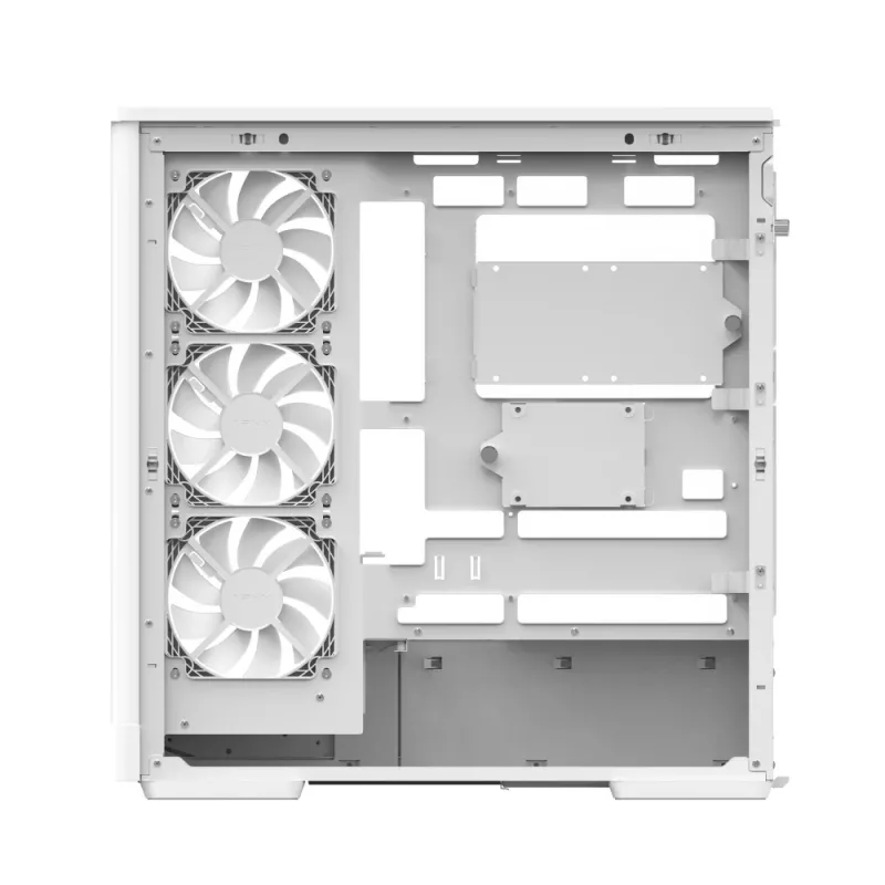 PC case AEROCOOL Geh Midi P500A balta — mid-tower ATX chassis, balta finish