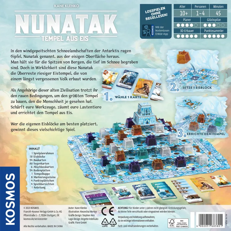 Kosmos Nunatak 45 min Galda spēle Puzle