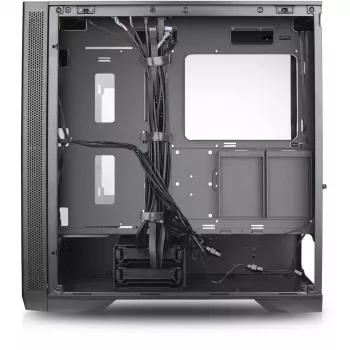 Tower case Silentware Air 1000, melns, rūdīta stikla sānu panelis