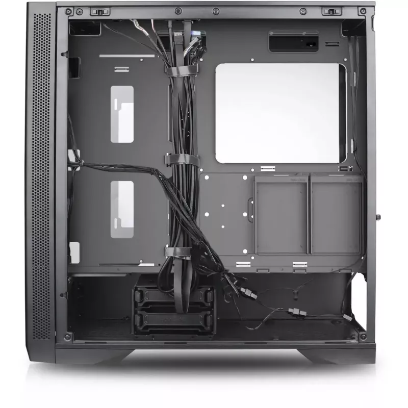 Tower case Silentware Air 1000, melns, rūdīta stikla sānu panelis