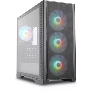 Tower case Silentware Air 1000, melns, rūdīta stikla sānu panelis