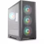 Tower case Silentware Air 1000, melns, rūdīta stikla sānu panelis