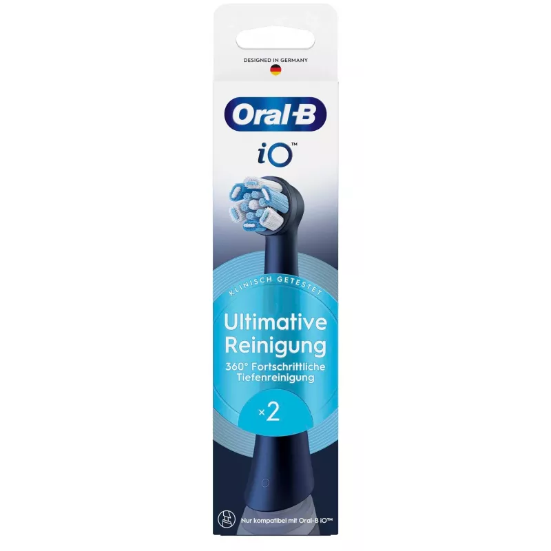 Oral-B iO Ultimate Clean 16262903 zobu birstes galviņa 2 gab. Melna