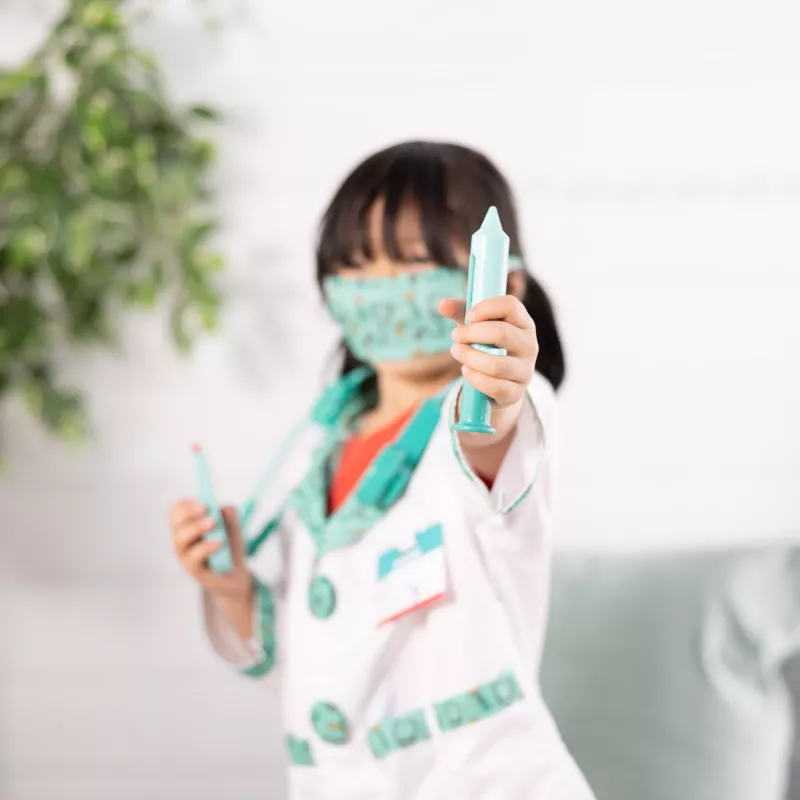 Melissa & Doug MPP RLP Doctor Rl Ply Costume Set GML Fancy kostīms bērniem unisex formas tērps