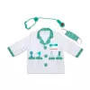 Melissa & Doug MPP RLP Doctor Rl Ply Costume Set GML Fancy kostīms bērniem unisex formas tērps