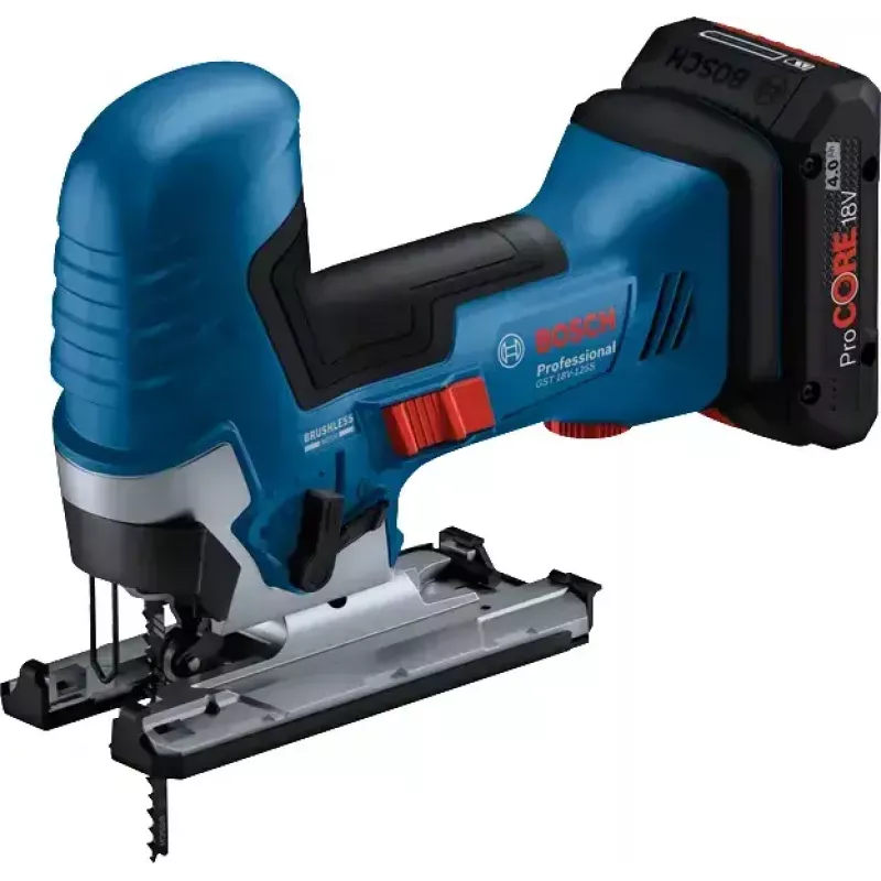 Bosch GST 18V-125 S PROFESSIONAL akumulatora figūrzāģis 3500 spm 1,9 kg