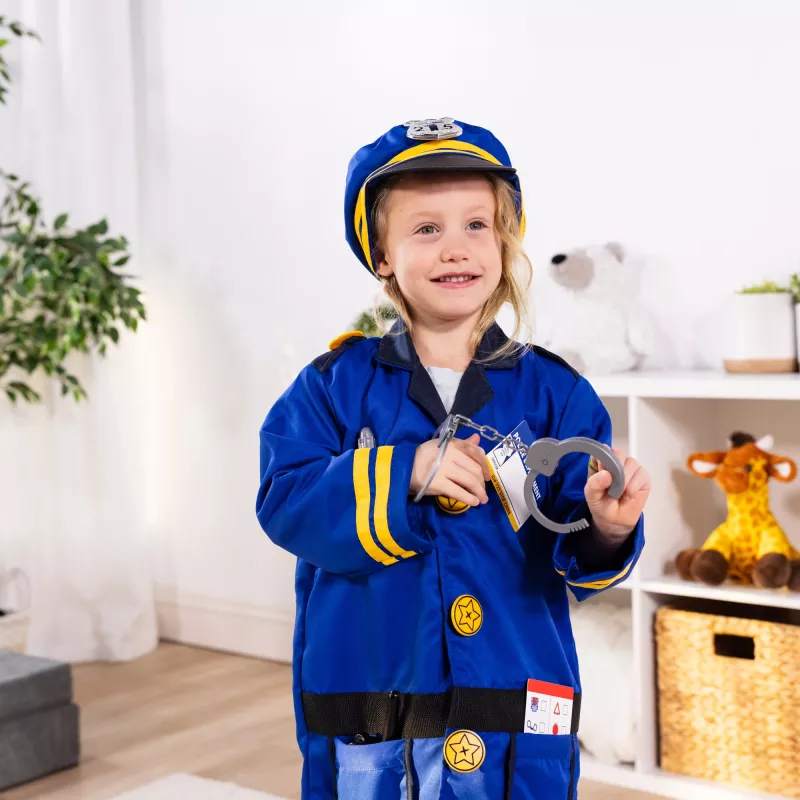 Melissa & Doug MPP RLP PoliceOfficerCstmRlplySet GML Karnevāla kostīms bērniem Unisex Uniforma