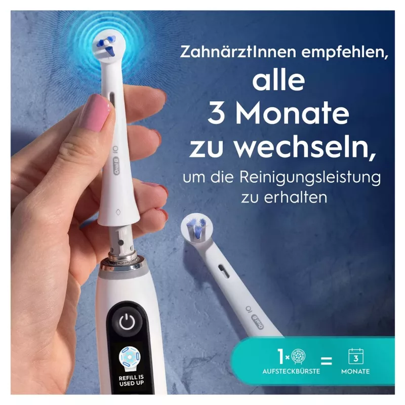 Starpzobu birstītes Oral-B iO 373371 2 gab. iepakojumā — rezerves starpzobu tīrīšanas birstītes