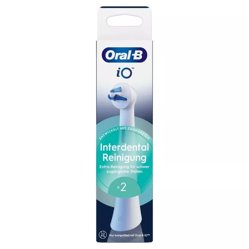 Starpzobu birstītes Oral-B iO 373371 2 gab. iepakojumā — rezerves starpzobu tīrīšanas birstītes