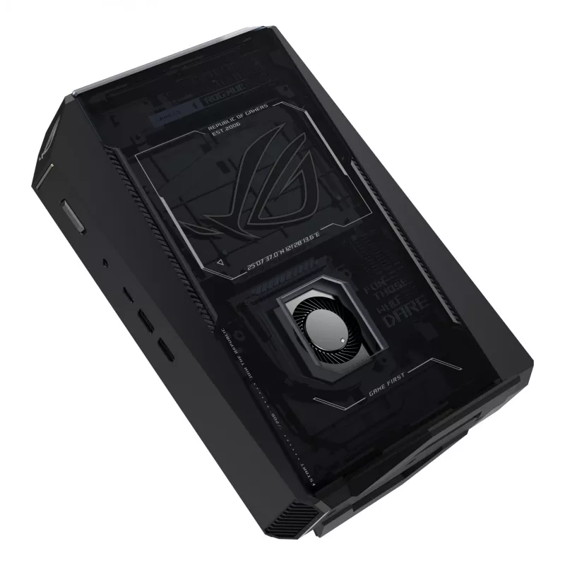 ASUS ROG NUC RNUC15JNK7X569A2 Intel Core Ultra 7 255HX 16 GB DDR5-SDRAM 1 TB SSD NVIDIA GeForce RTX 5060 Windows 11 Home Mini PC Melns