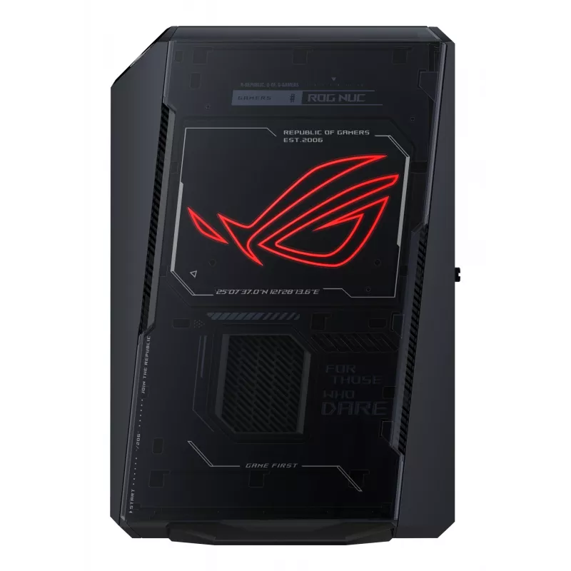 ASUS ROG NUC RNUC15JNK7X569A2 Intel Core Ultra 7 255HX 16 GB DDR5-SDRAM 1 TB SSD NVIDIA GeForce RTX 5060 Windows 11 Home Mini PC Melns