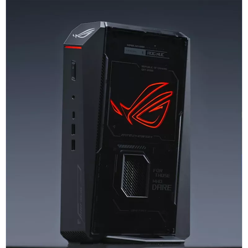 ASUS ROG NUC RNUC15JNK7X569A2 Intel Core Ultra 7 255HX 16 GB DDR5-SDRAM 1 TB SSD NVIDIA GeForce RTX 5060 Windows 11 Home Mini PC Melns