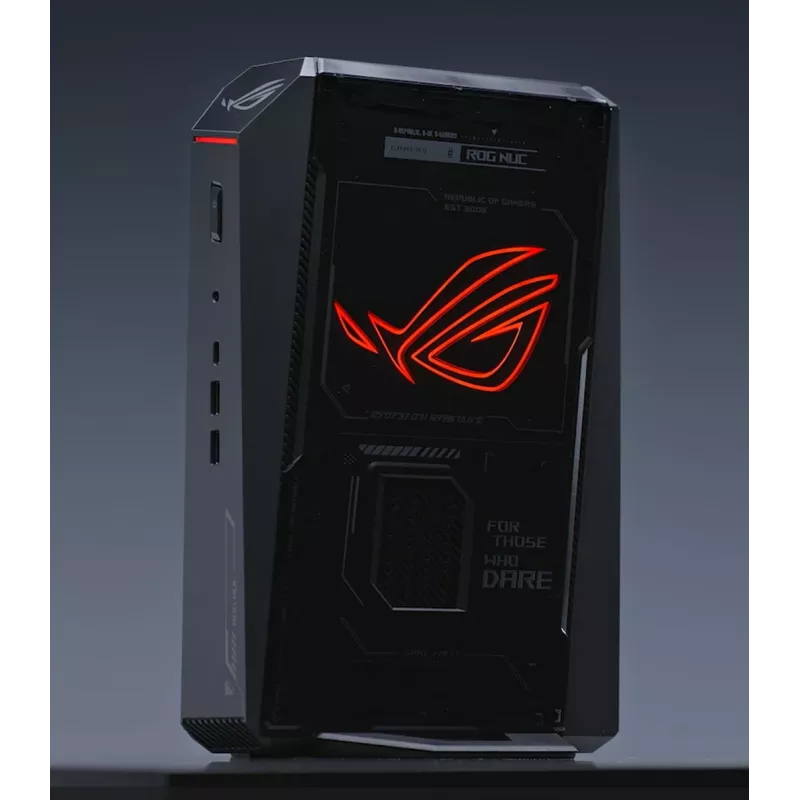 ASUS ROG NUC RNUC15JNK7X569A2 Intel Core Ultra 7 255HX 16 GB DDR5-SDRAM 1 TB SSD NVIDIA GeForce RTX 5060 Windows 11 Home Mini PC Melns