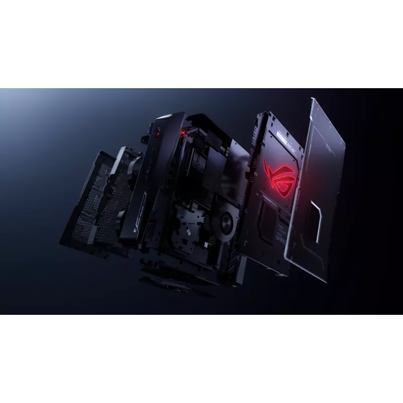 ASUS ROG NUC RNUC15JNK7X569A2 Intel Core Ultra 7 255HX 16 GB DDR5-SDRAM 1 TB SSD NVIDIA GeForce RTX 5060 Windows 11 Home Mini PC Melns