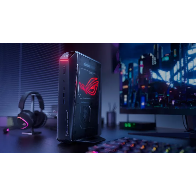 ASUS ROG NUC RNUC15JNK7X569A2 Intel Core Ultra 7 255HX 16 GB DDR5-SDRAM 1 TB SSD NVIDIA GeForce RTX 5060 Windows 11 Home Mini PC Melns