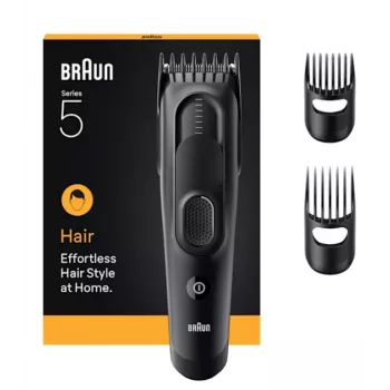 Braun HC5530 matu griezēji/klipers Melns 17 Niķeļa-metāla hidrīds (NiMH)