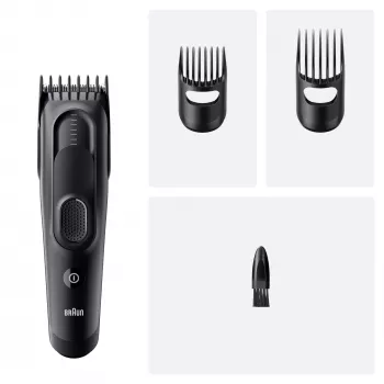 Braun HC5530 matu griezēji/klipers Melns 17 Niķeļa-metāla hidrīds (NiMH)