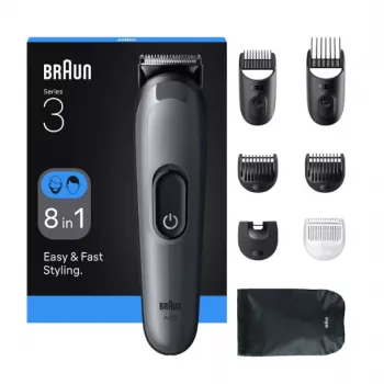 Braun AIO3540 matu griezējs / kliperis melnā, pelēkā krāsā 14 niķeļa-metāla hidrīds (NiMH)