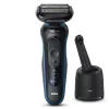 Braun Series 5 52-B7000cc folijas skuveklis ar trimmeri, melns, litija jonu akumulators