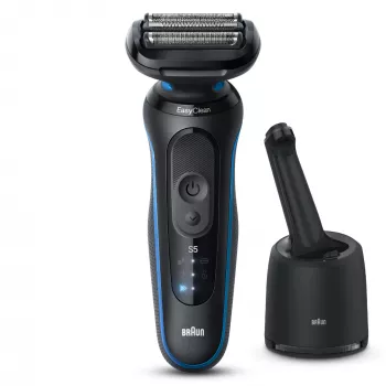 Braun Series 5 52-B7000cc folijas skuveklis ar trimmeri, melns, litija jonu akumulators