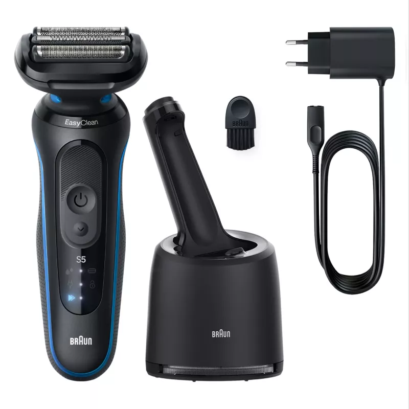 Braun Series 5 52-B7000cc folijas skuveklis ar trimmeri, melns, litija jonu akumulators