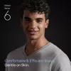Elektriskais skuveklis BRAUN Series 6 62-B1200S Wet & Dry ar integrētu bārdas apgriezēju
