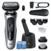 Folijas skuveklis Braun Series 6 62-S7650cc sudrabains litija jonu baterija