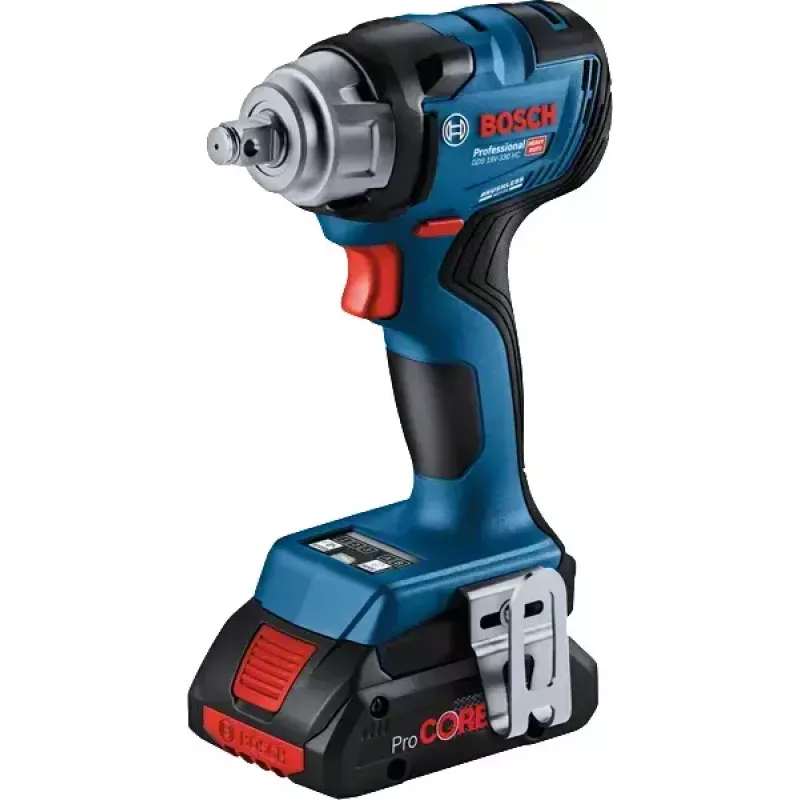 Bosch GDS 18V-330 HC PROFESSIONAL 1/2 collas 2800 RPM 560 N⋅m Melns, Blue, Red