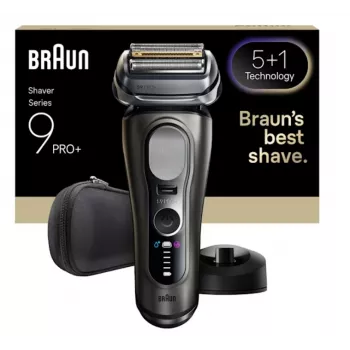 Folijas skuveklis Braun Series 9 Pro+ 9615S Melns Pelēks nerūsējošais tērauds