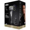 Folijas skuveklis Braun Series 9 Pro+ 9660CC Melns Sudraba Nerūsējošais tērauds