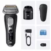 Folijas skuveklis Braun Series 9 Pro+ 9660CC Melns Sudraba Nerūsējošais tērauds